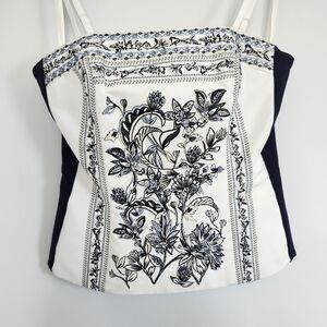 Floral Embroidered Women's Corset